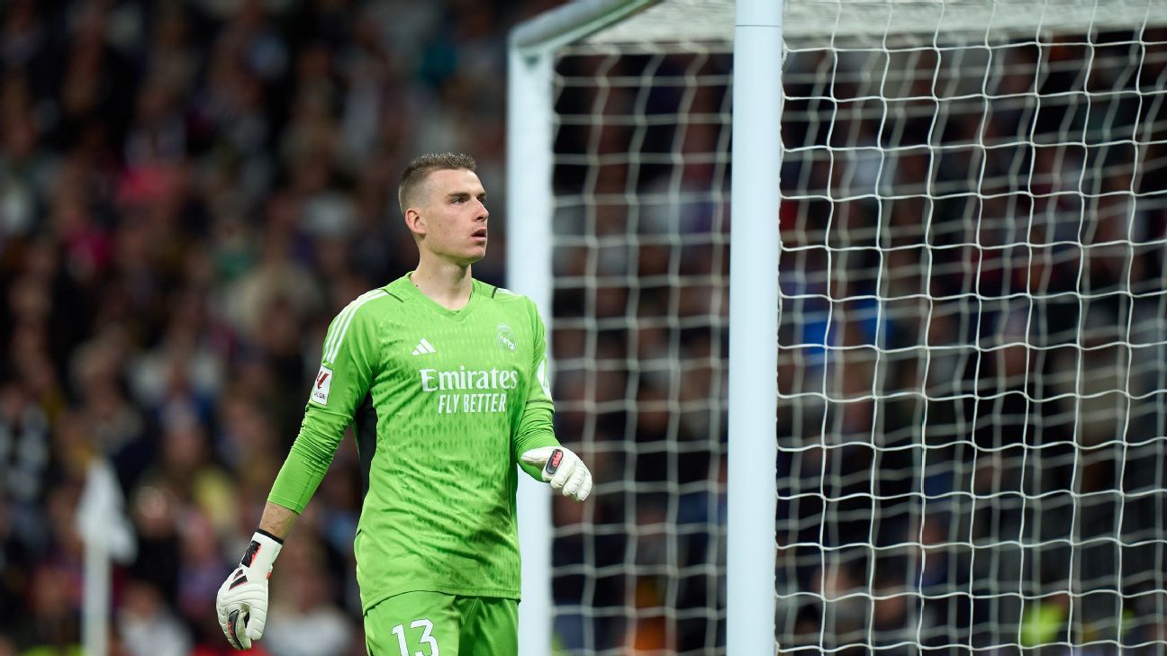 Real Madrid's Andriy Lunin extends deal until 2028 - sources