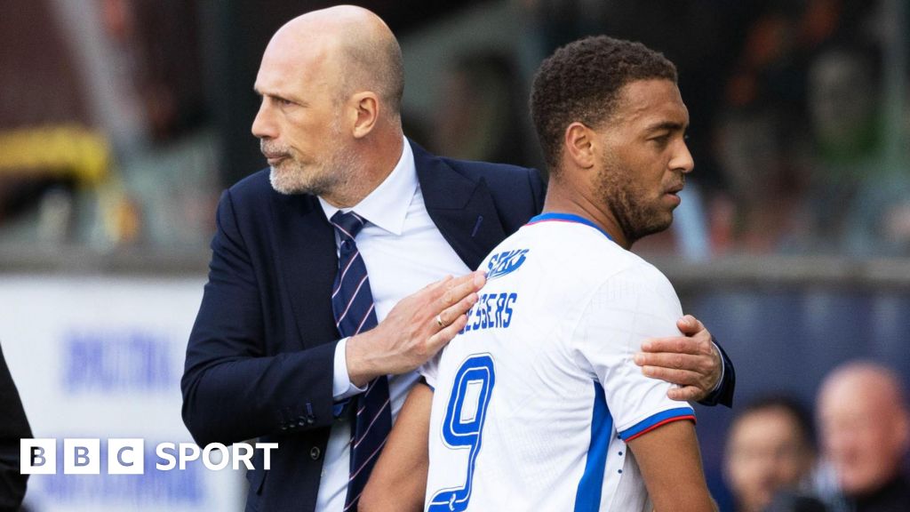 Rangers' Philippe Clement and Cyriel Dessers