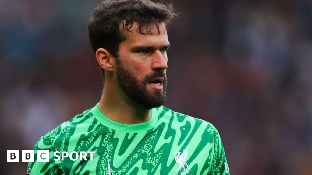 Alisson Becker playing for Liverpool