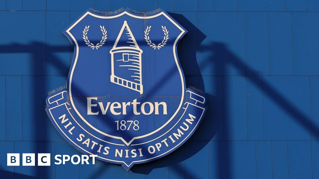 Everton crest at Goodison Park