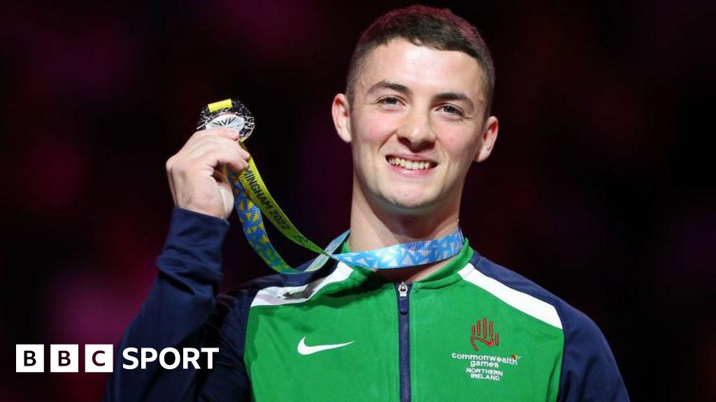 Rhys McClenaghan won silver in the Commonwealth Games in Birmingham in 2022