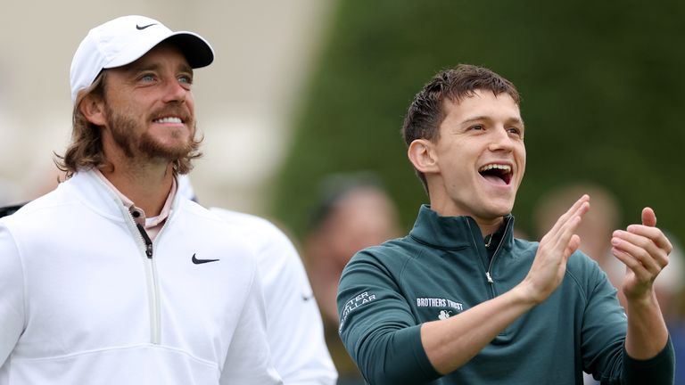 Tommy Fleetwood and Hollywood actor Tom Holland teamed up to win the BMW PGA Championship Celebrity Pro-Am